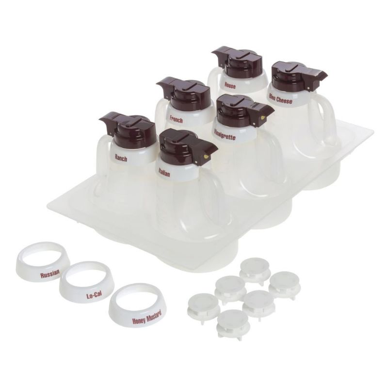DISPENSER DRESSING SET MAROON TOP