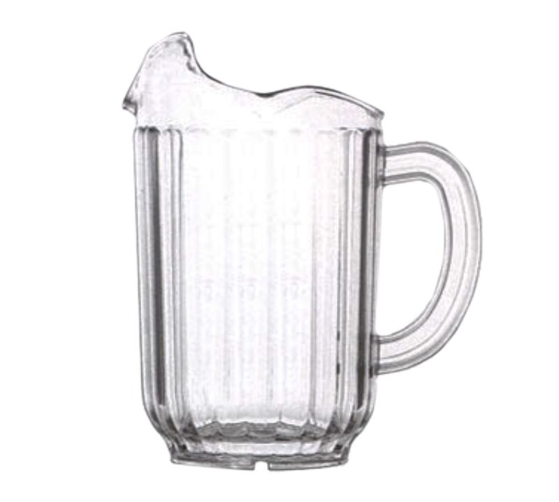 PITCHER TUFFEX CLEAR 3 LIP 60 OZ