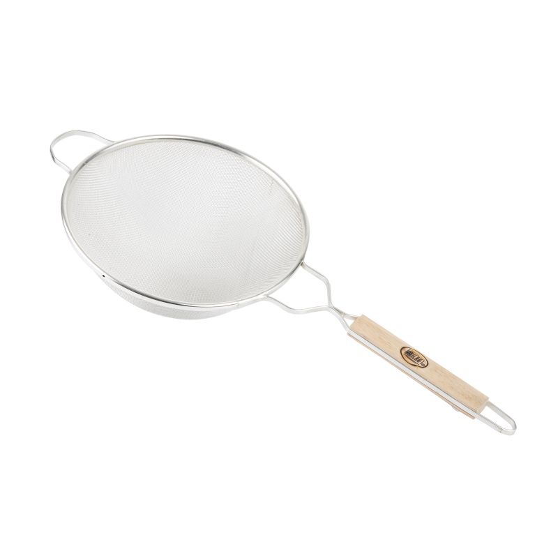 STRAINER MESH WOOD HANDLE 10.75