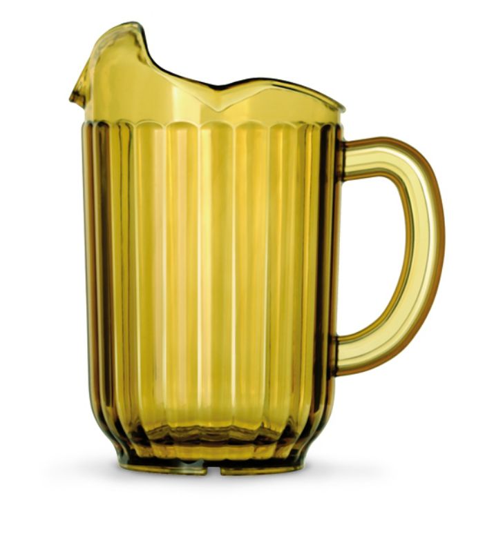 PITCHER TUFFEX 3-LIPPED AMBER 60 OZ
