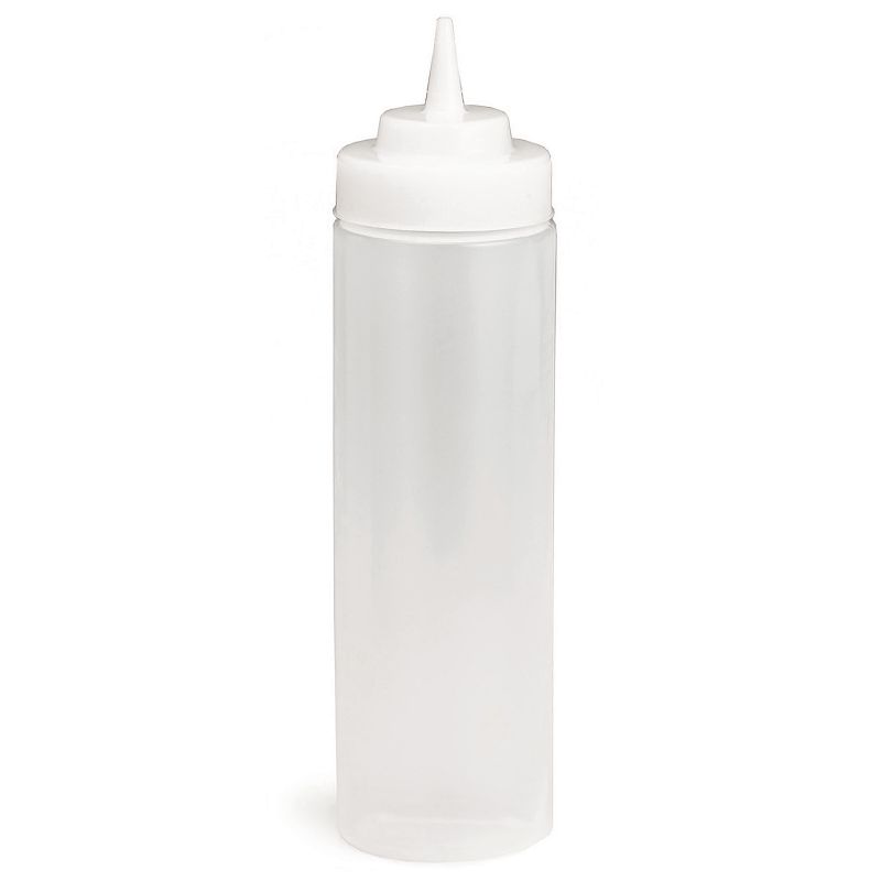 BOTTLE SQUEEZE WIDE MOUTH 12 OZ CLR