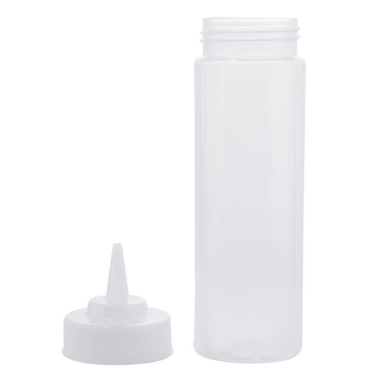 BOTTLE SQUEEZE WIDE MOUTH 12 OZ CLR