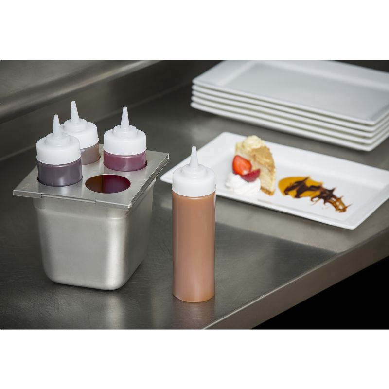 BOTTLE SQUEEZE WIDE MOUTH 12 OZ CLR