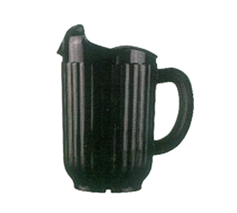 PITCHER W/LIP BLACK 6O OZ