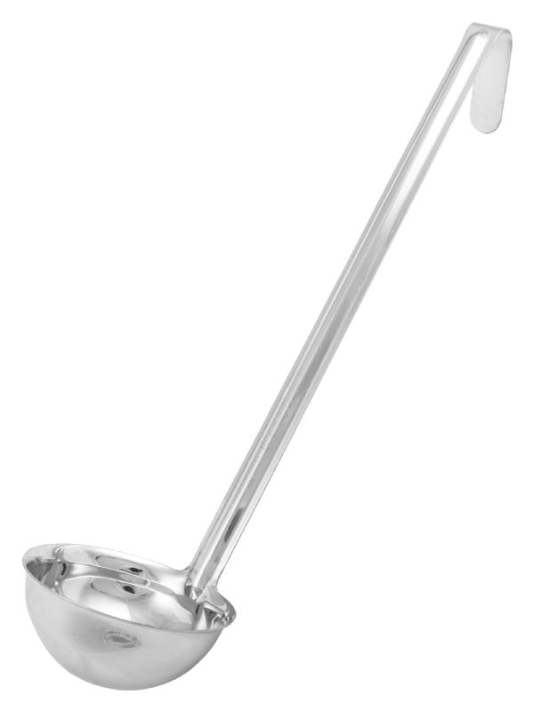 LADLE ONE-PIECE S/S 6 OZ 12.75"L