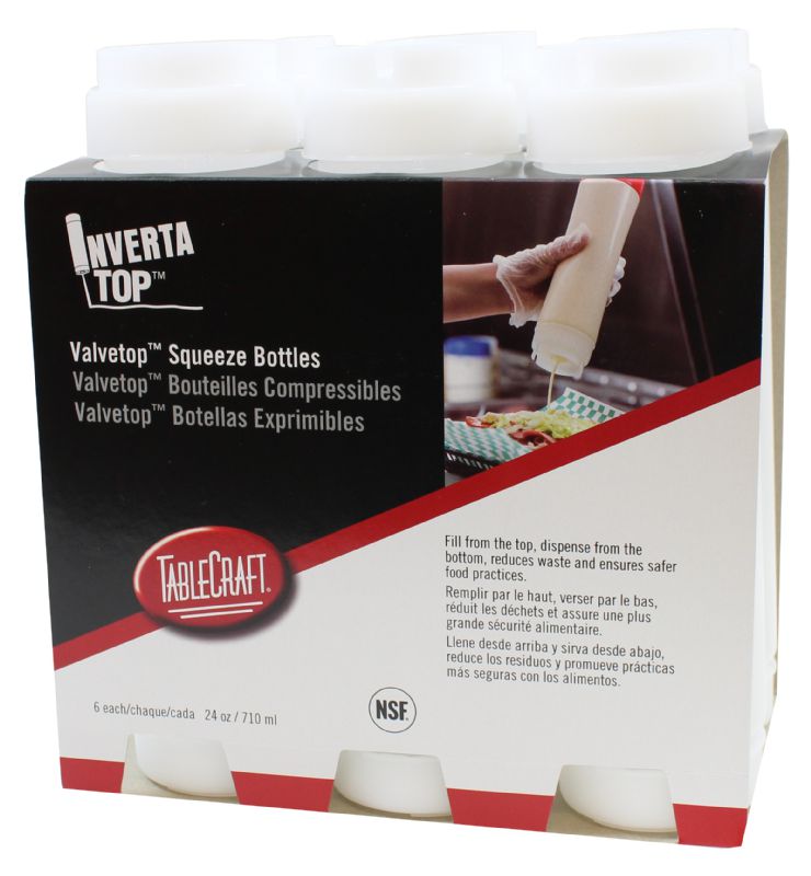 BOTTLE SQUEEZE INVERTATOP 24 OZ