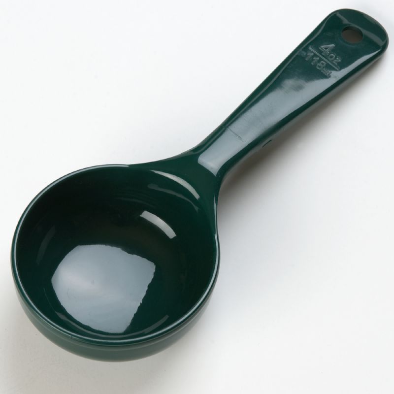 SPOON SOLID GREEN SHORT HDL 4 OZ