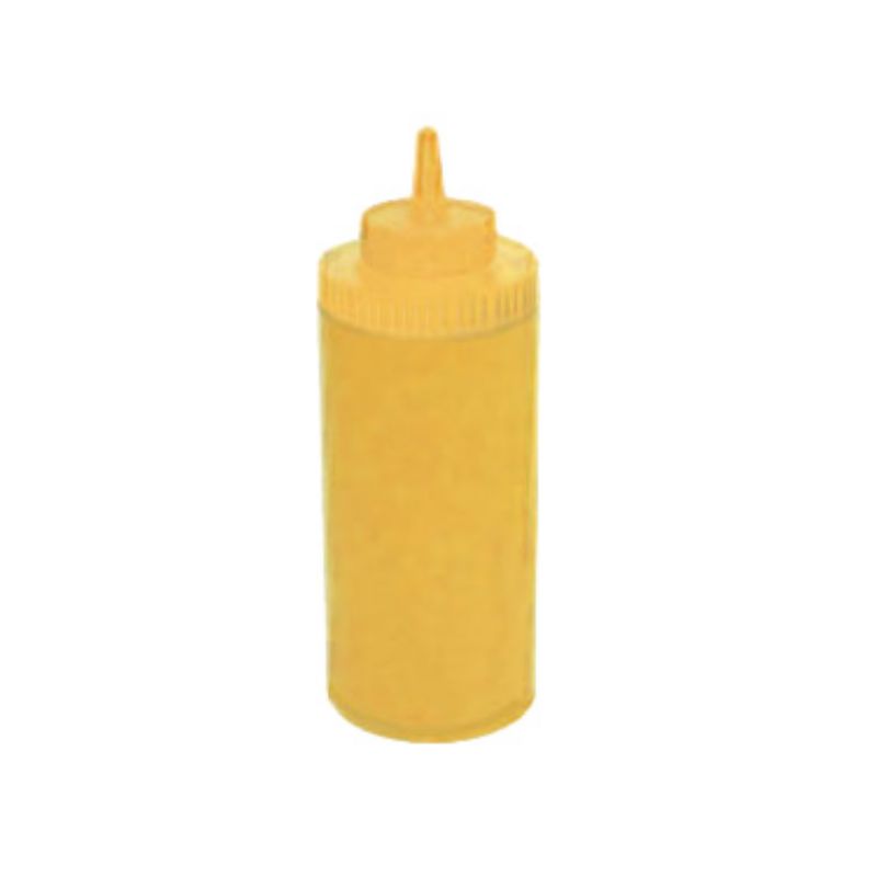 BOTTLE SQUEEZE YELLOW WIDEMOUTH 16OZ