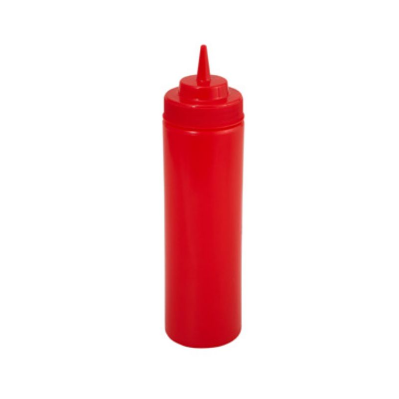 BOTTLE SQUEEZE RED WIDEMOUTH 12 OZ