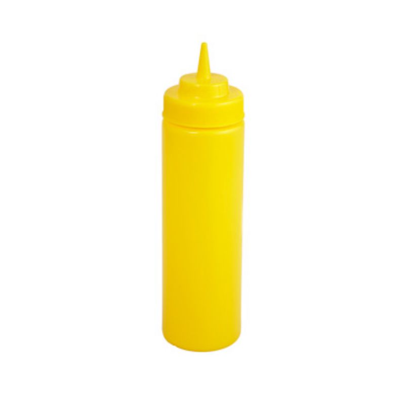 BOTTLE SQUEEZE YELLOW WIDEMOUTH 24OZ