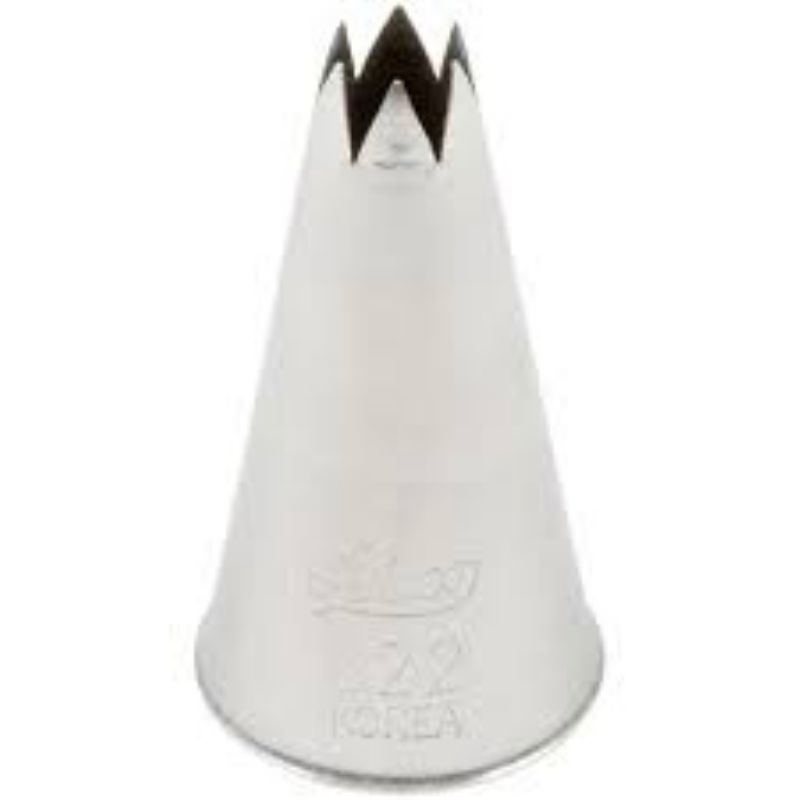 PASTRY TUBE STAR TIP S/S LG #2