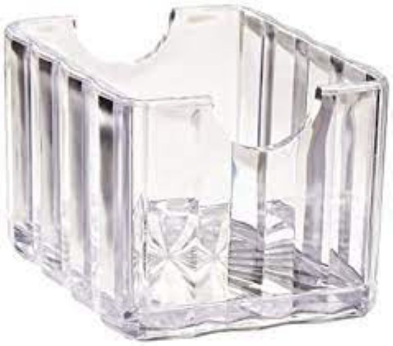 SUGAR PACKET CADDY CLEAR