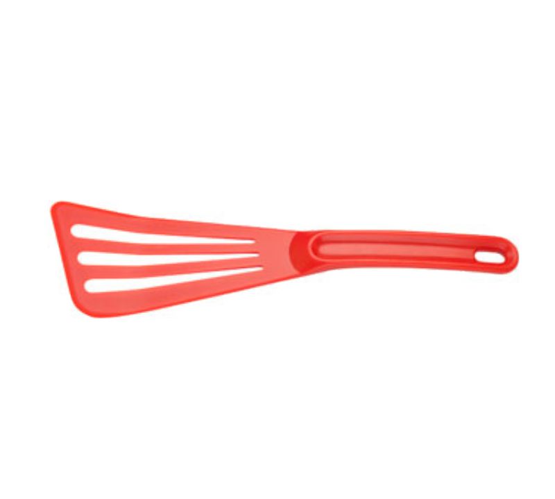 SPATULA SLOTTED HIGH HEAT RED 12