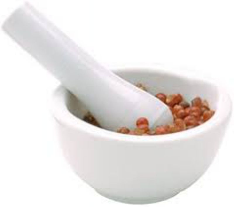 MORTAR PESTLE MINI CERAMIC 1/4 CUP