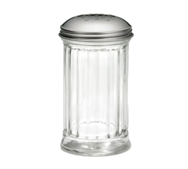 SHAKER CHEESE GLASS FLUTED 12 OZ