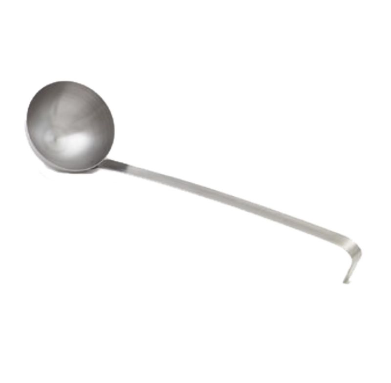LADLE 1/2 OZ S/S W/HOOKED GROOVE HDL