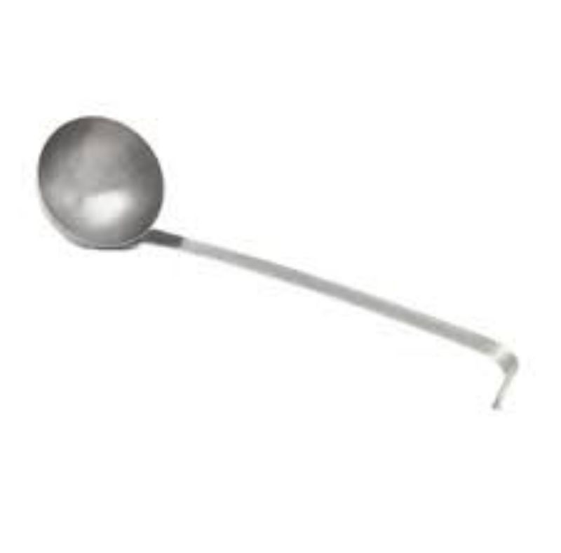 LADLE 24 OZ S/S W/HOOKED GROOVED HDL