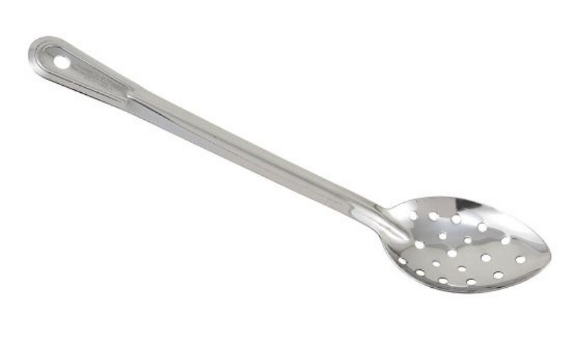 SPOON BASTING PERF 1.5MM S/S 15"HDL