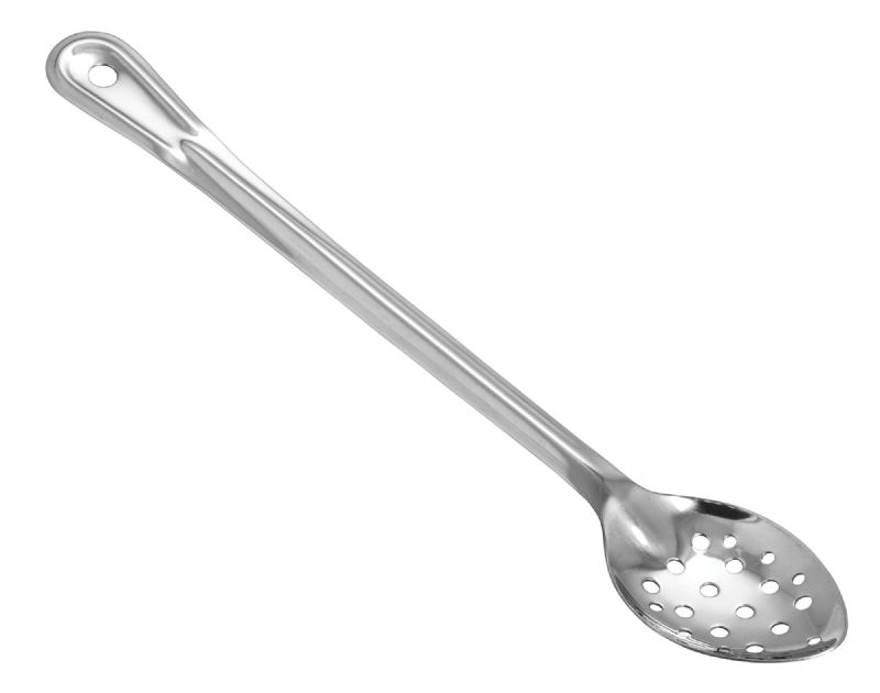 SPOON BASTING PERF 1.5MM S/S 15"HDL