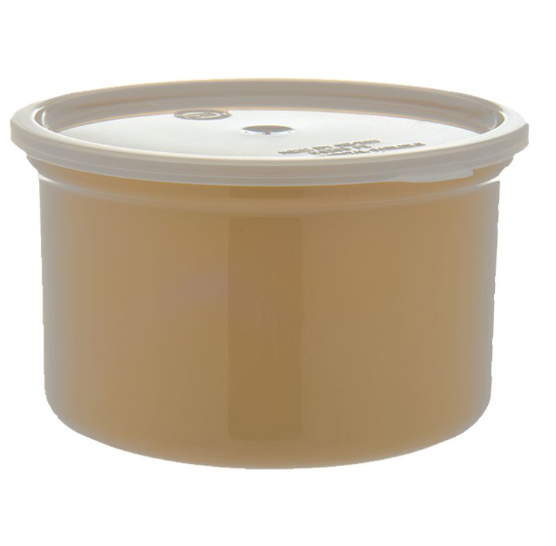 CROCK PLASTIC W/LID BEIGE 1.5QT
