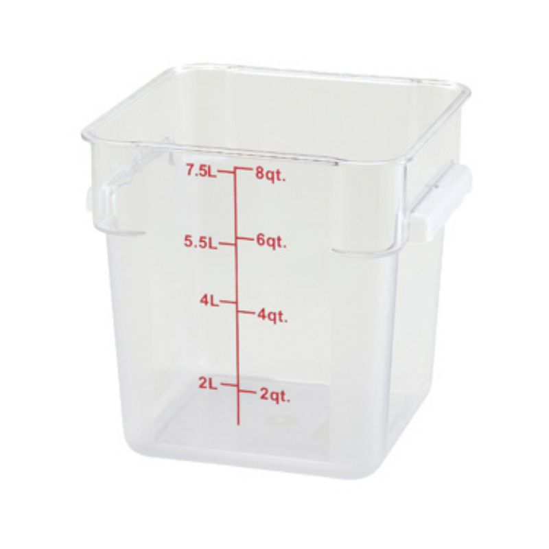 CONTAINER STORAGE SQUARE CLEAR 8 QT