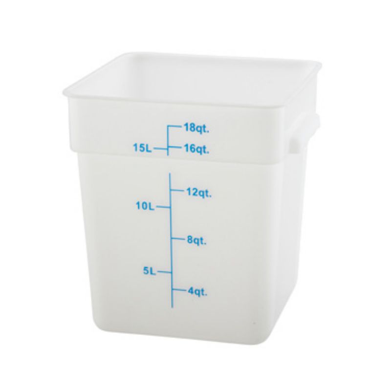 CONTAINER FOOD STORAGE SQUARE 18 QT