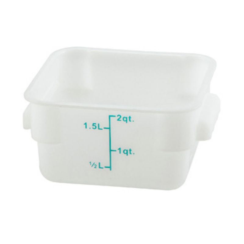 CONTAINER FOOD STORAGE SQUARE 2 QT