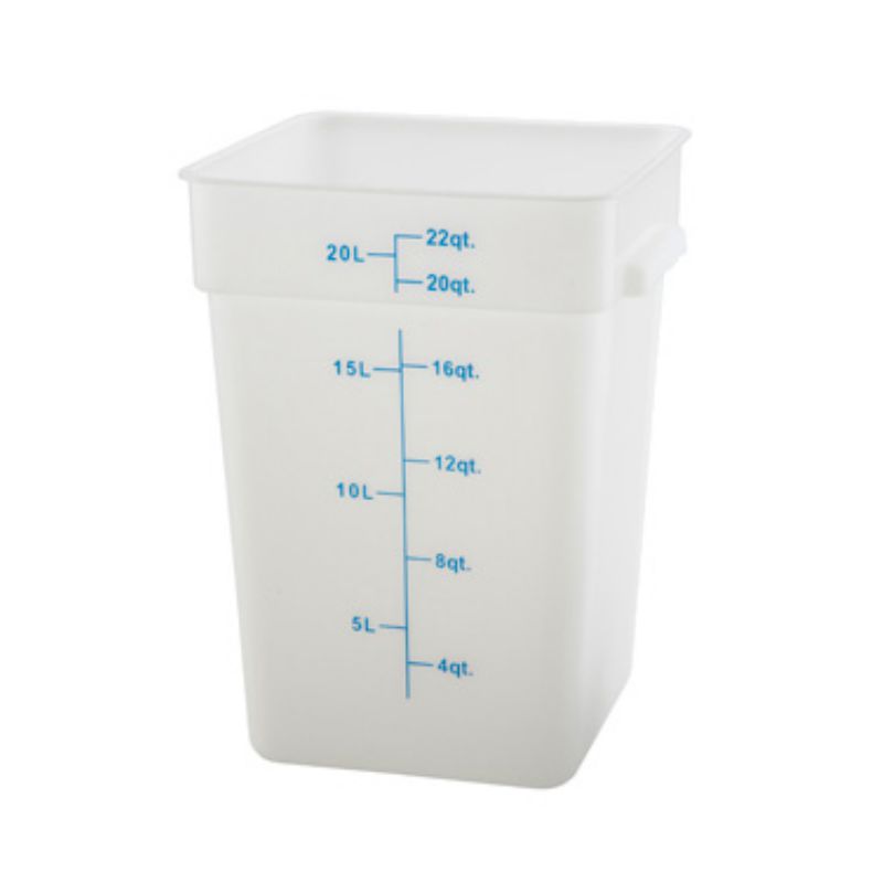 CONTAINER FOOD STORAGE SQUARE 22 QT