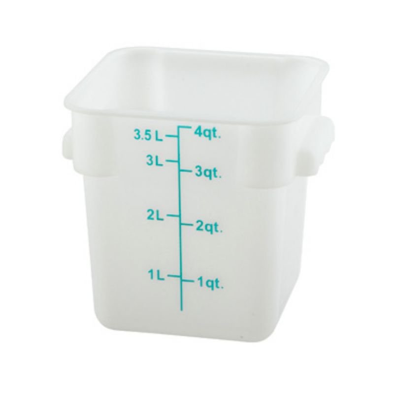 CONTAINER FOOD STORAGE SQUARE 4 QT