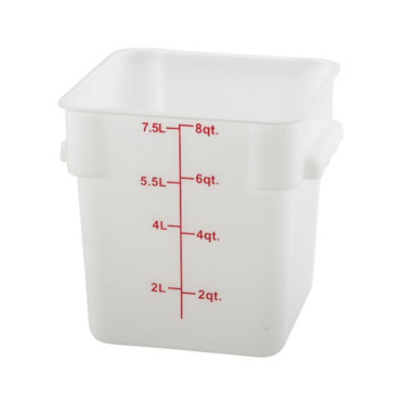 CONTAINER FOOD STORAGE SQUARE 8 QT