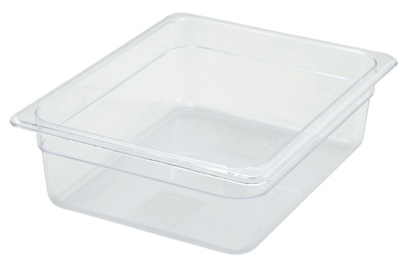 PAN FOOD CLEAR 1/2 SIZE 3.5" DEEP