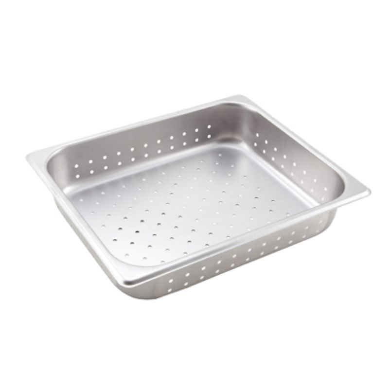 PAN STEAM TABLE PERF 1/2 SIZE 2.5"DP