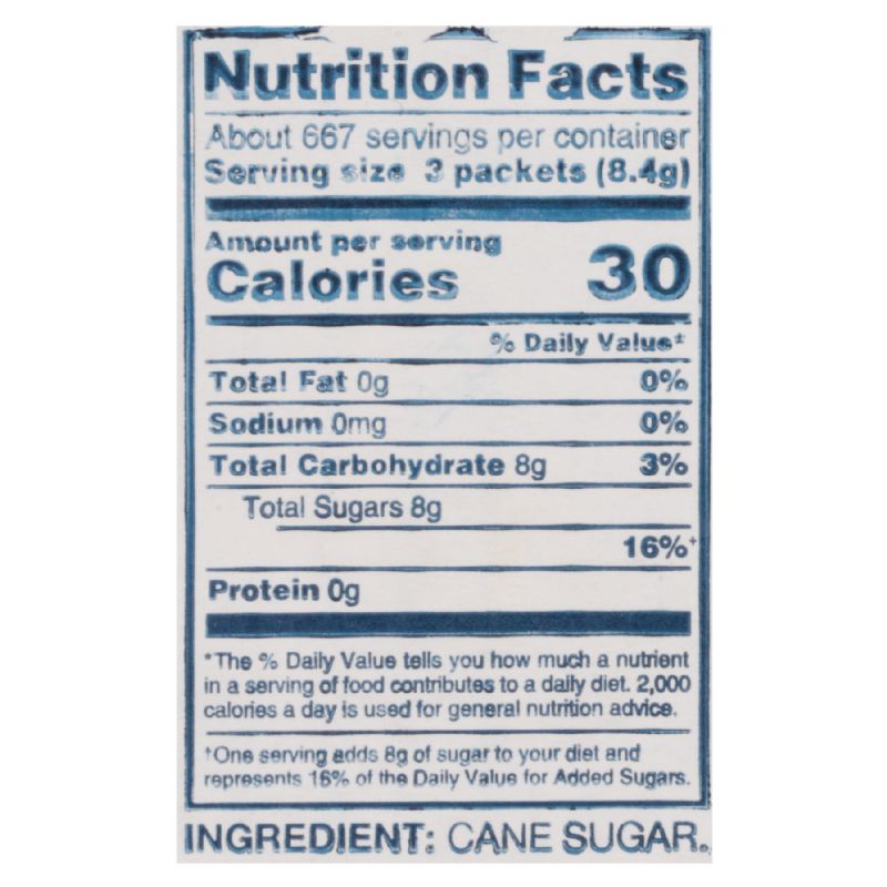 SUGAR PACKET