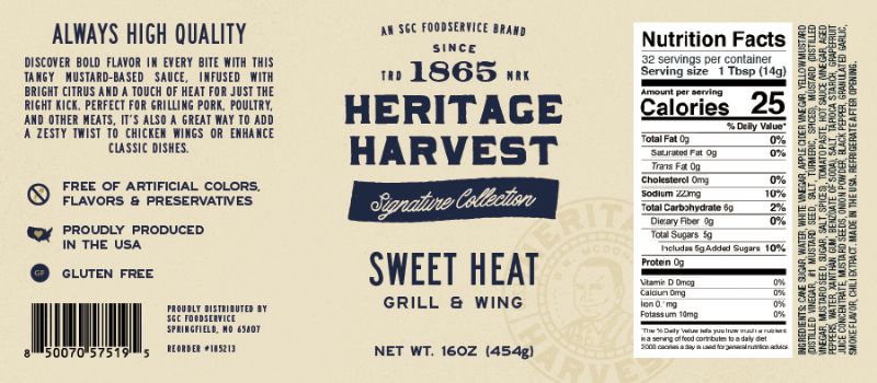 SAUCE SWEET HEAT G & W