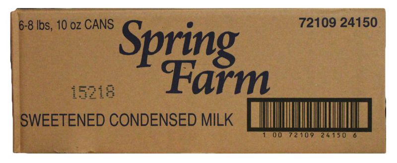 MILK CONDENSED SWEETENED
